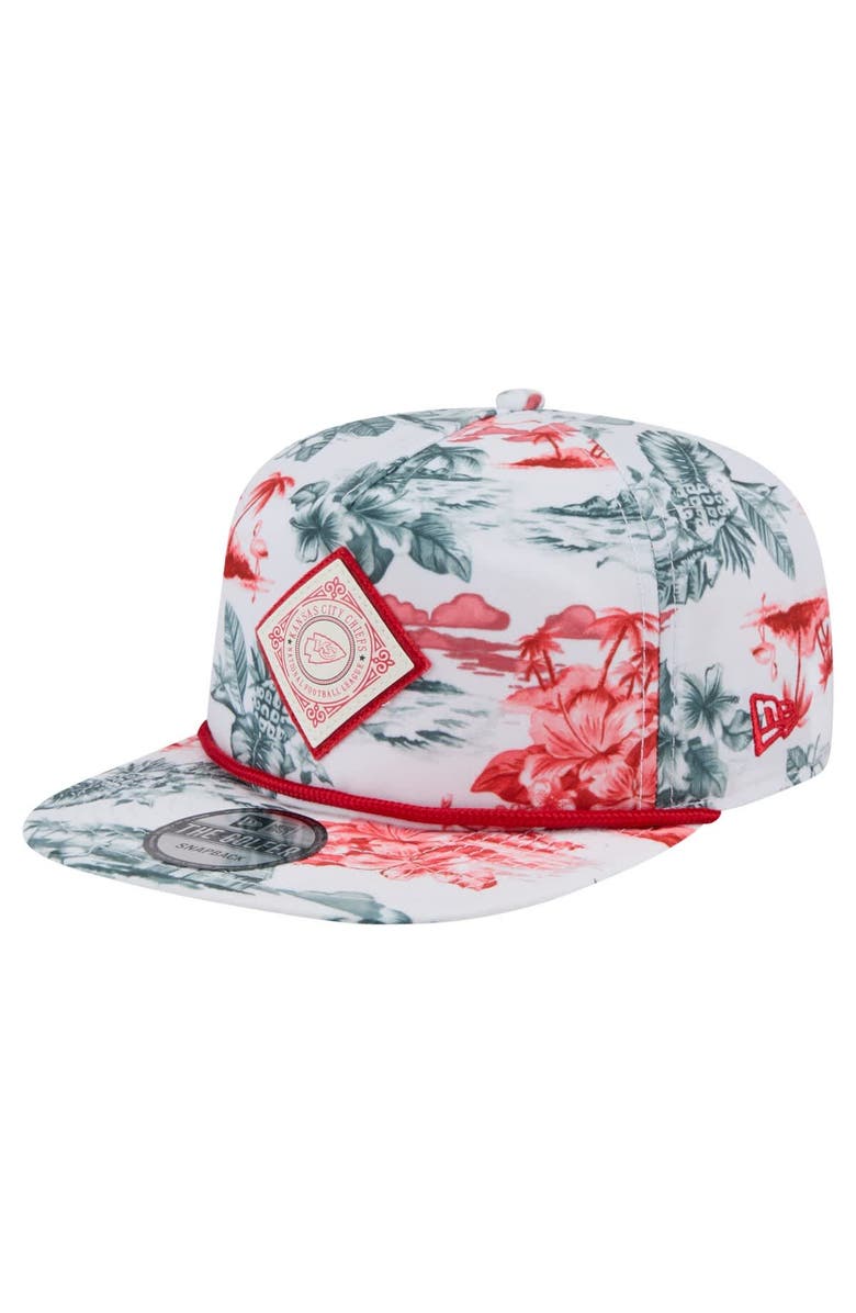 New Era Men's New Era  White Kansas City Chiefs Adventure Golfer Snapback Hat, Main, color, 