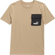 PUMA Kids' Logo Pocket T-Shirt