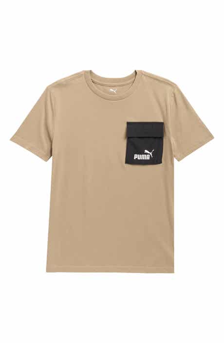 PUMA Kids' Logo Pocket T-Shirt