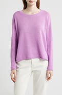 Eileen Fisher Crewneck Organic Linen & Organic Cotton Sweater