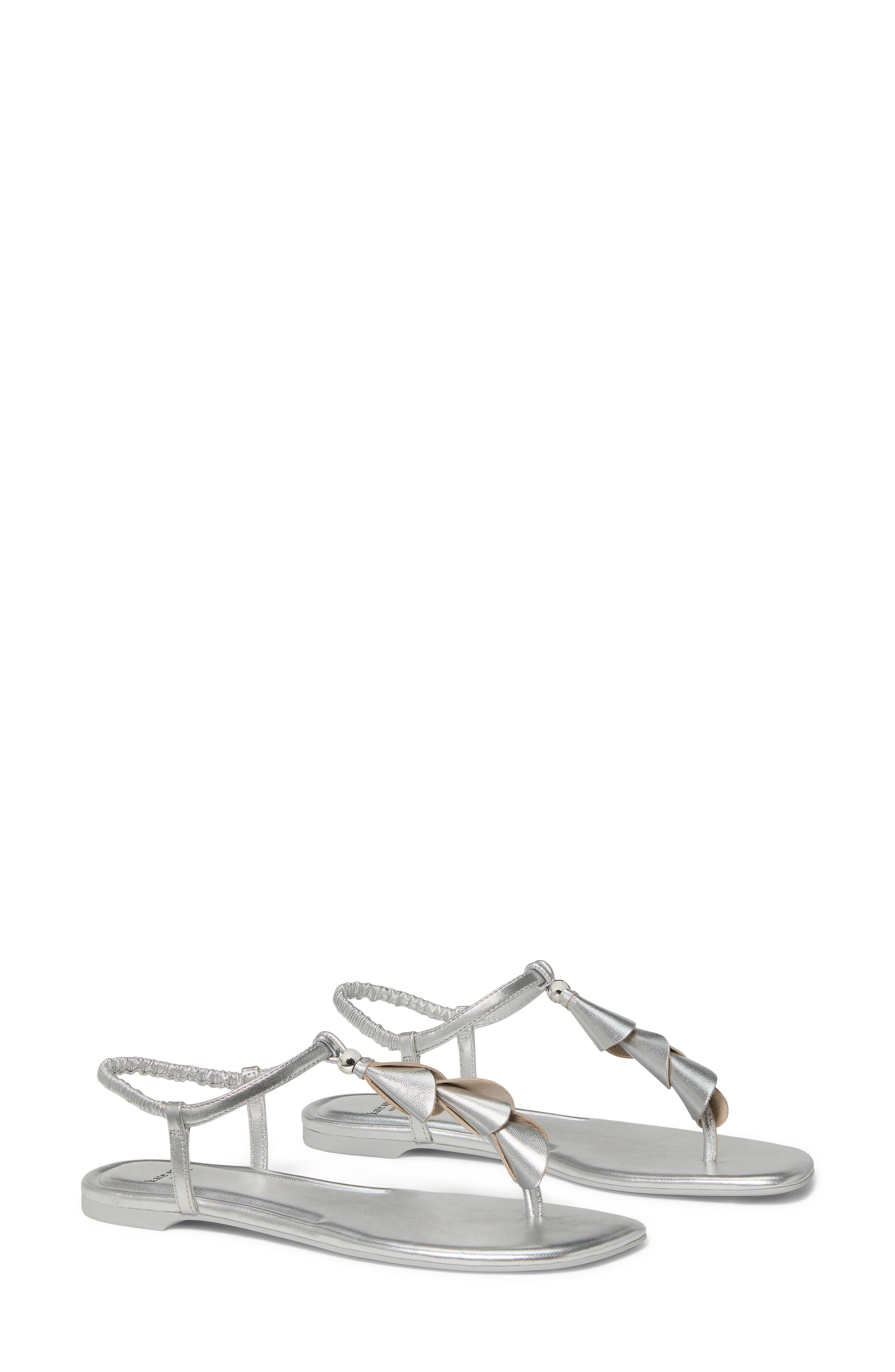 Kate Spade New York slingback sandal, Alternate, color, Silver
