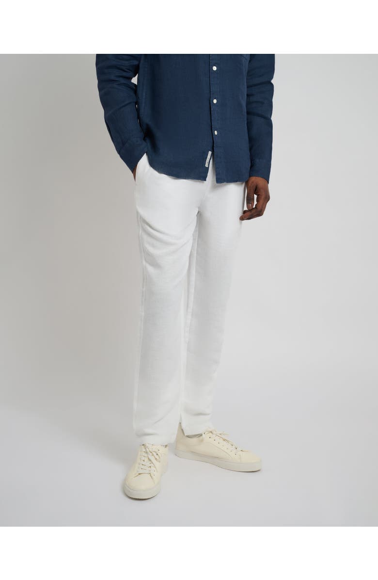 Onia Air Linen Pull-on Pant, Main, color, White
