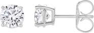LuvMyJewelry Valeria 1.5 Ct TW Lab Grown Round Diamond Studs 14K Gold Earrings
