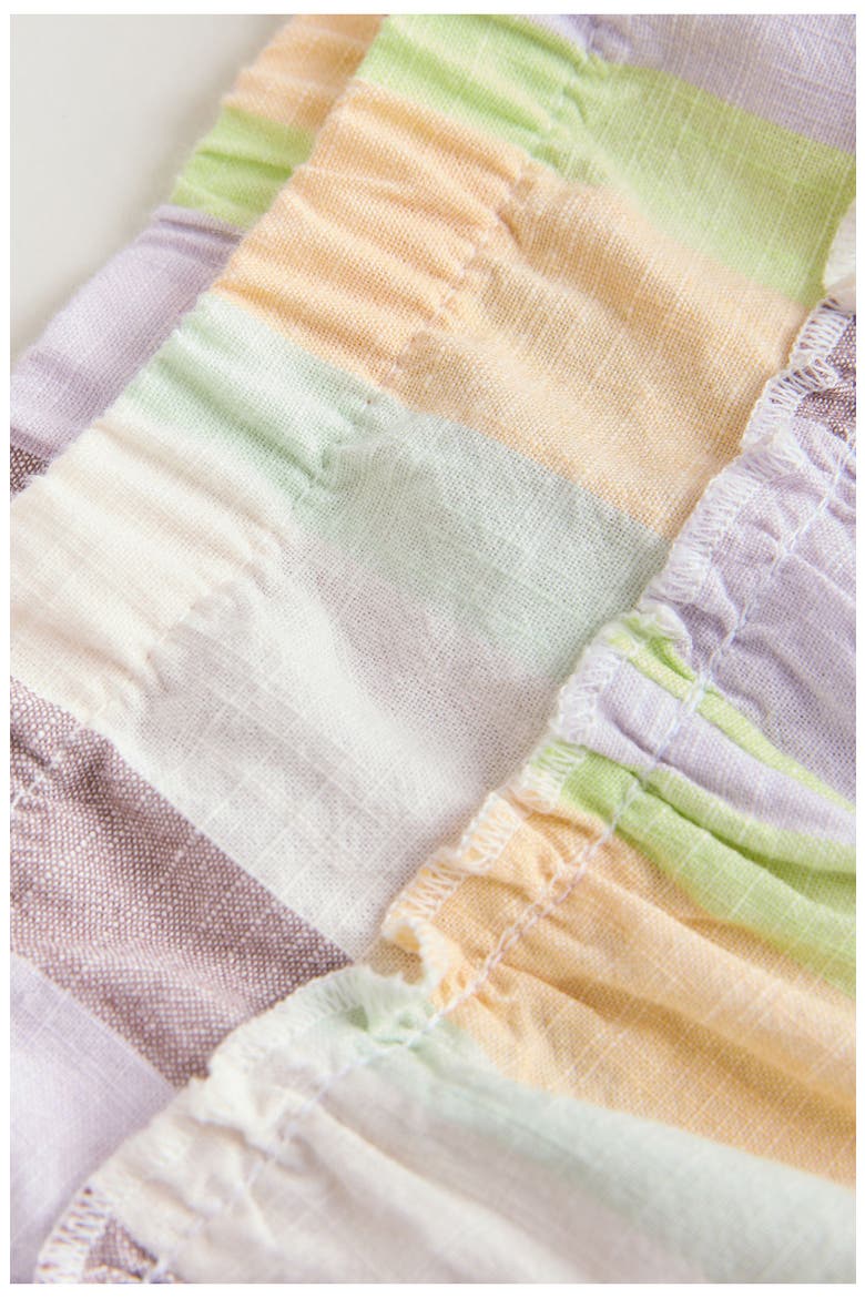Stripe Frill Top & Shorts Set, Alternate, color, MULTI