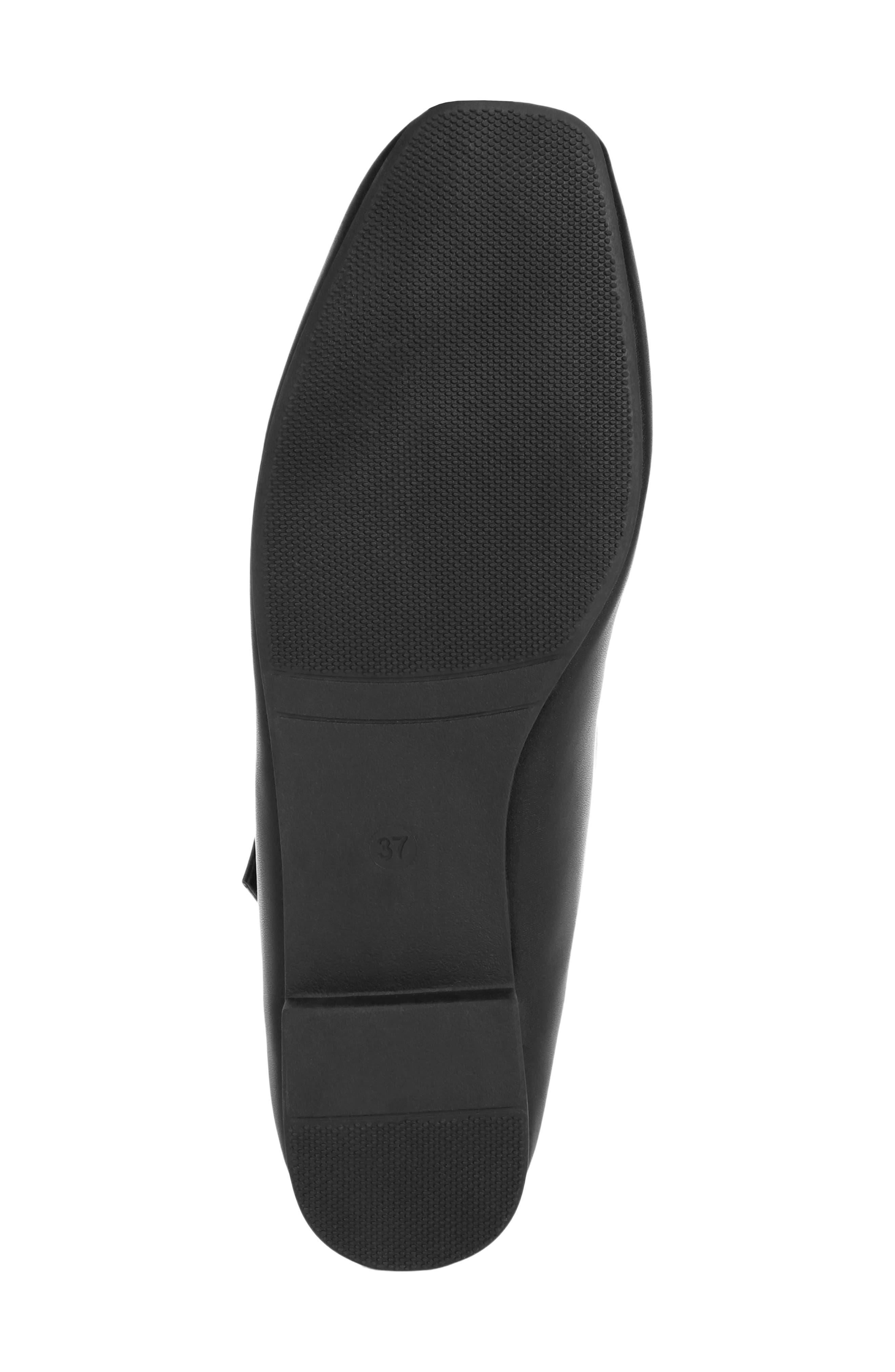 Vonily Leather Mary Jane Flat, Alternate, color, BLACK