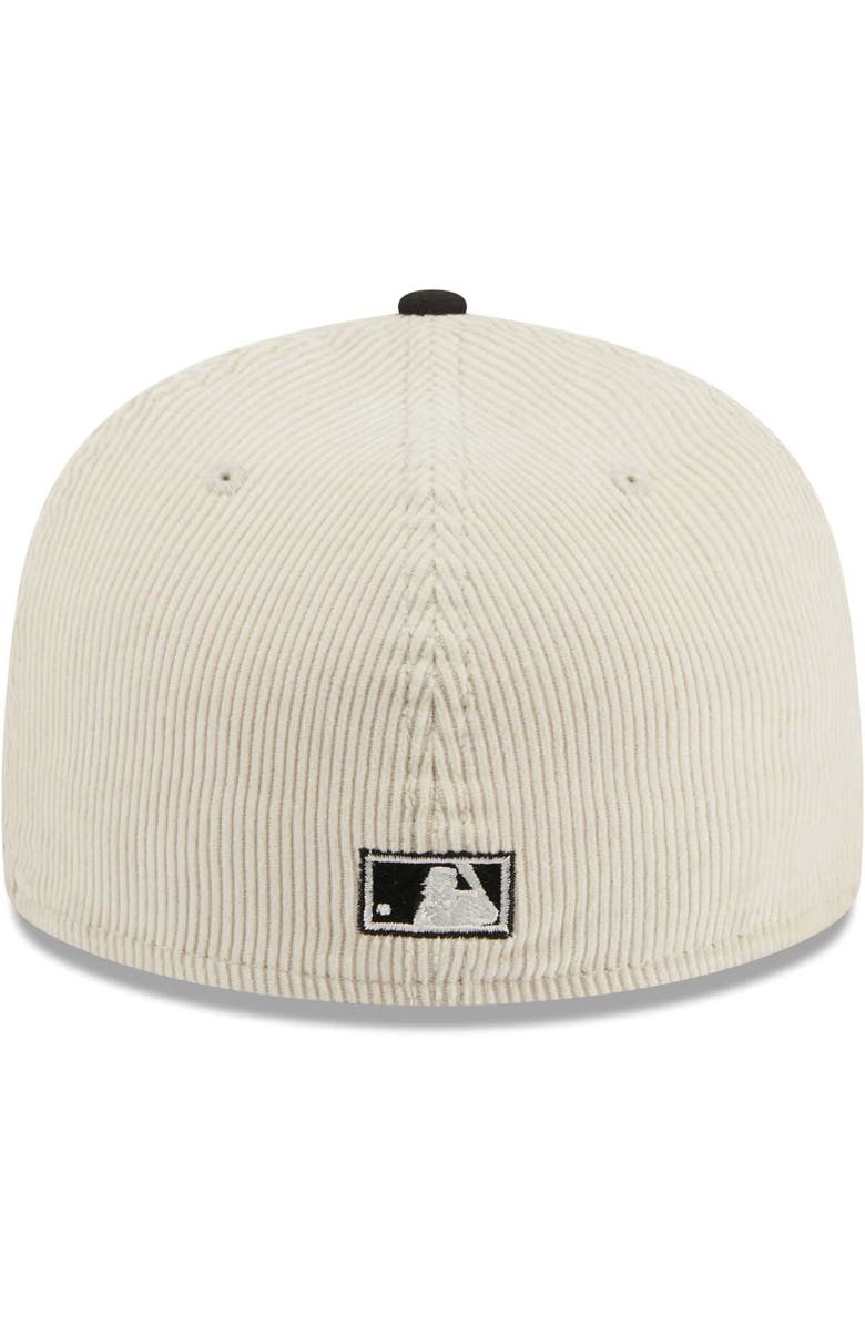 New Era Men's New Era White San Francisco Giants Corduroy Classic 59FIFTY Fitted Hat, Alternate, color,
