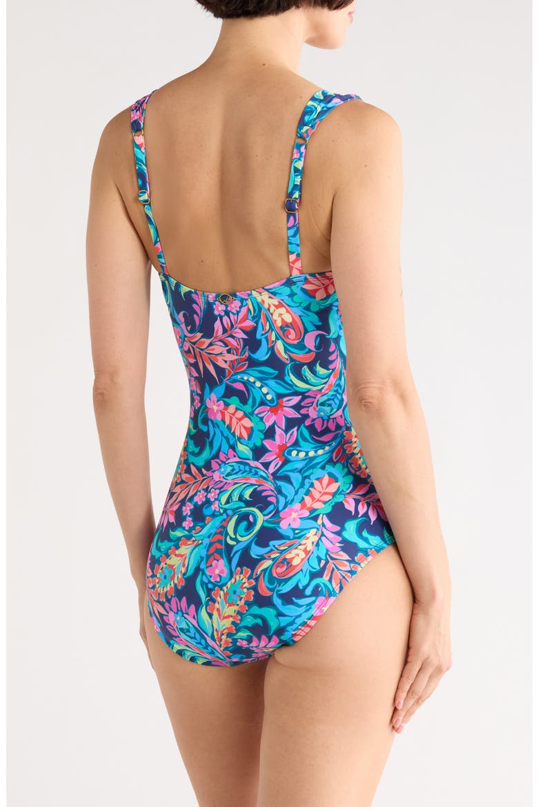 Artissan Surplice Mio One-Piece Swimsuit, Alternate, color, PANTHEON BLUE