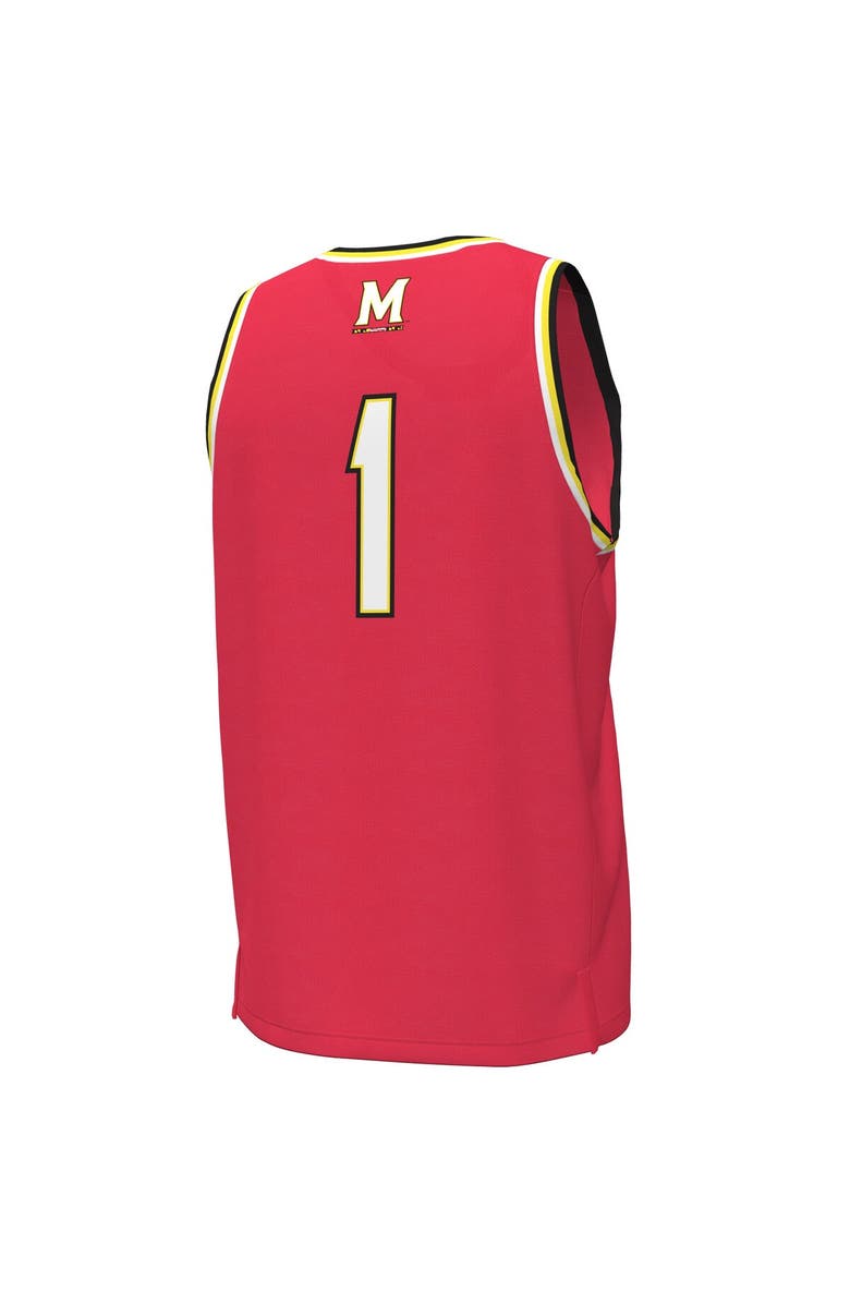 Under Armour Men's Under Armour #1 Red Maryland Terrapins Replica Basketball Jersey, Alternate, color, Red
