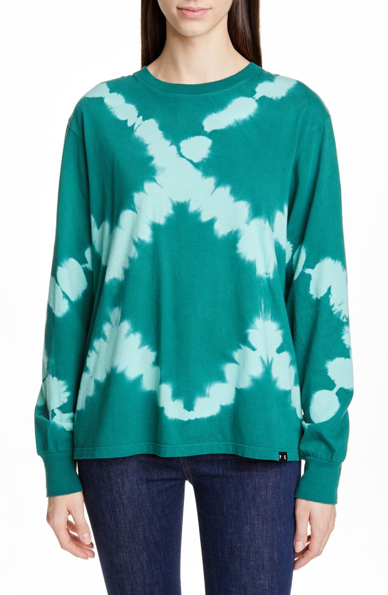 Proenza Schouler White Label Tie Dye Tee, Main, color, 