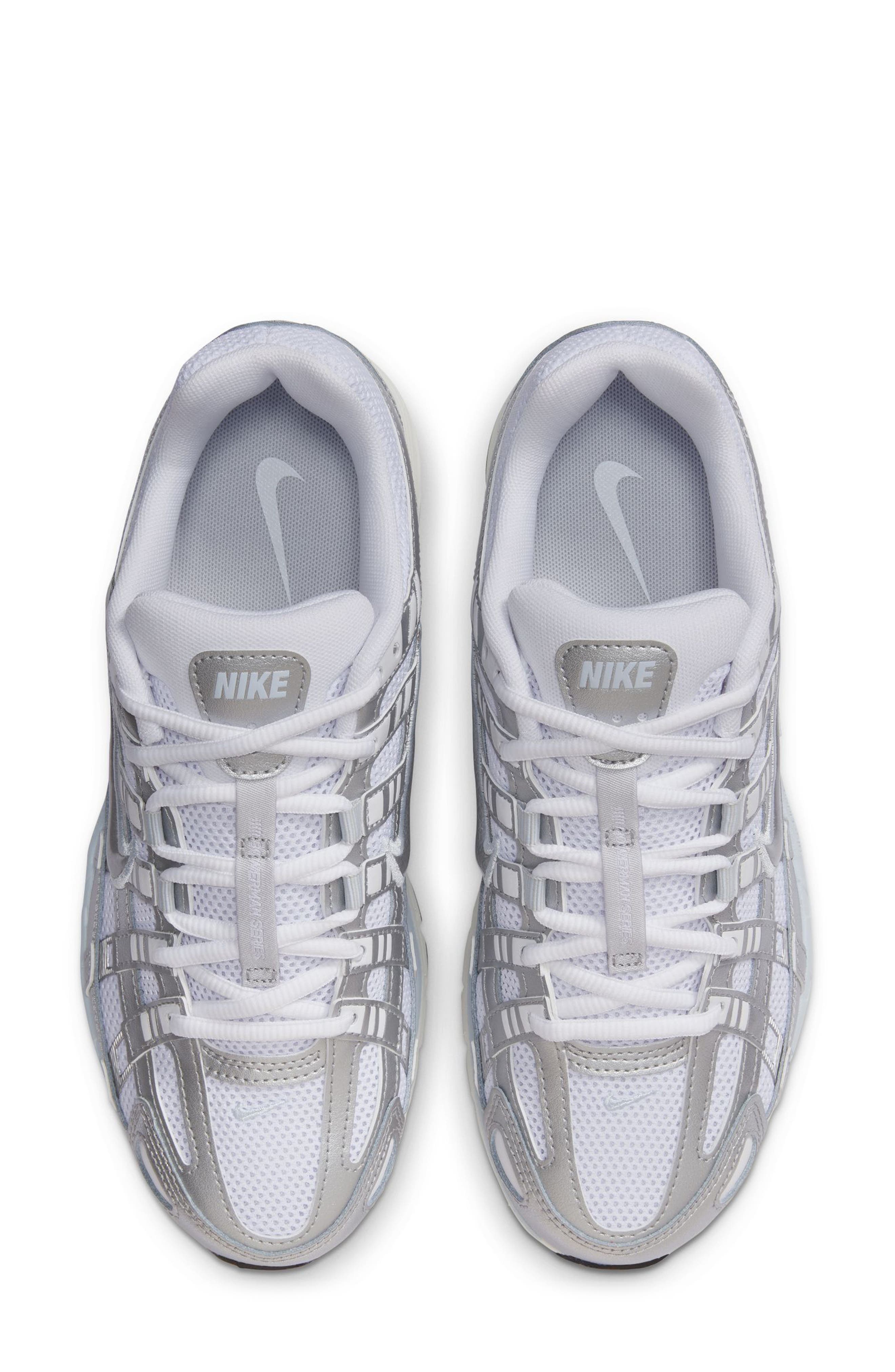 Nike P-6000 Sneaker, Alternate, color, White/ Silver/ Blue/ Sail