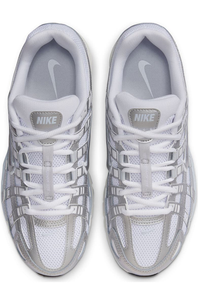 Nike P-6000 Sneaker, Alternate, color, White/ Silver/ Blue/ Sail
