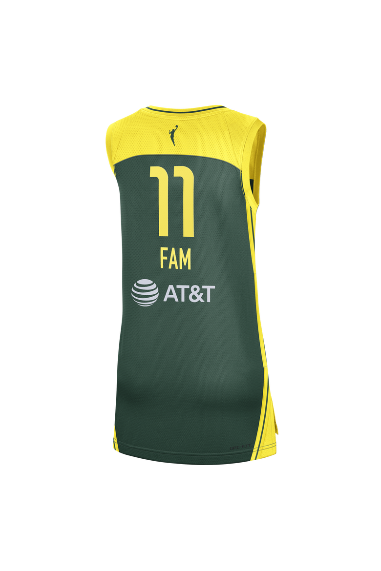 Unisex Nike Awa Fam Green Seattle Storm 2026 WNBA Draft Pick Explorer Edition Victory Jersey, Alternate, color, Green