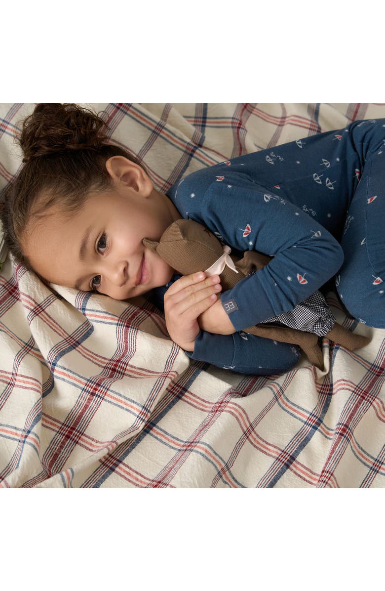 Modern Moments<sup>™</sup> by Gerber 2-Pack Unisex Tight Fitting Footless Pajamas, Alternate, color, Blue Umbrella