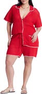ELOQUII Crochet Knitted Short