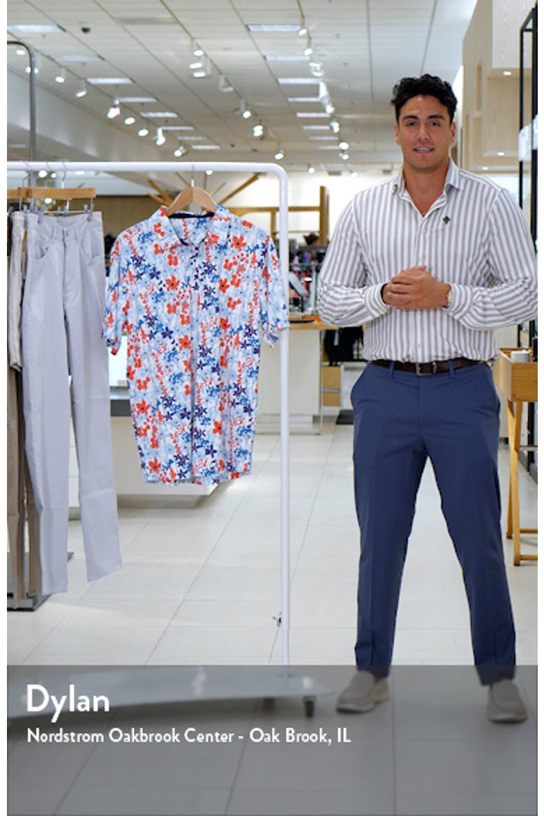 Lundy Floral Golf Polo video
