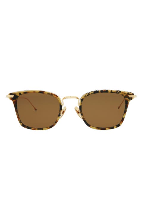 49mm Square Sunglasses