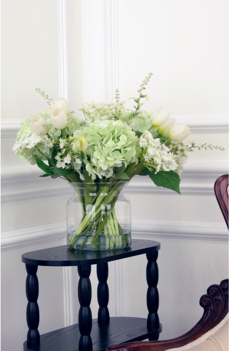 Mark Roberts Tulip Hydrangea Jar, Main, color, Mint Green