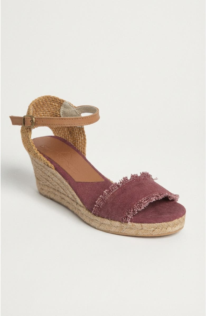 Menina Step Inesa Single Fringed Band Espadrille, Alternate, color, Terra Cotta