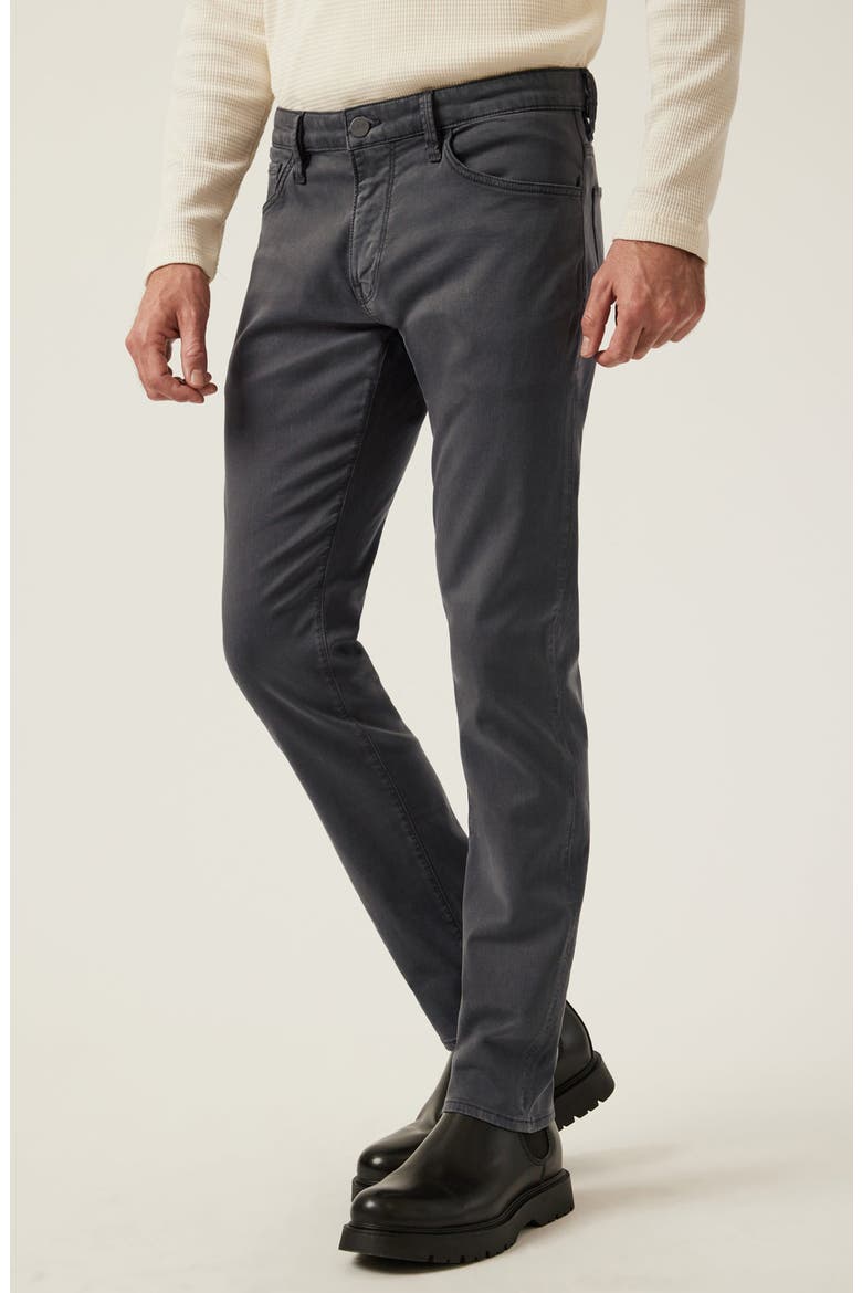 Courage Stretch Twill Straight Leg Pants, Alternate, color, FOSSIL TWILL