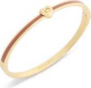 COACH Heart Enamel Hinge Bangle