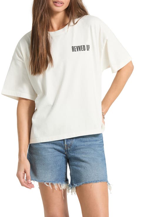 Revved Up Boxy Graphic T-Shirt