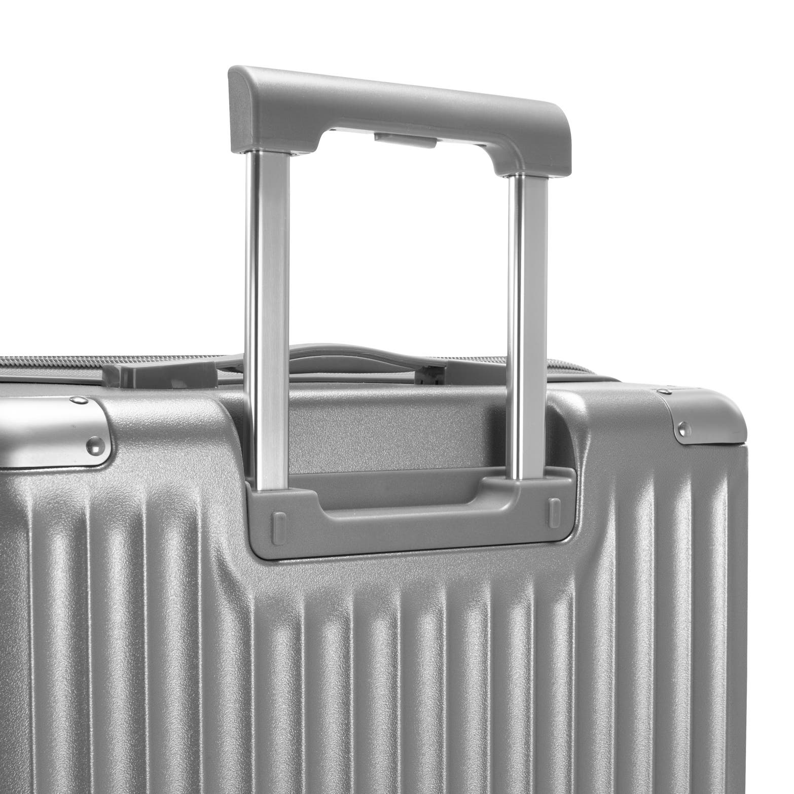 Heys Luxe 30 Inch Luggage, Alternate, color, Silver