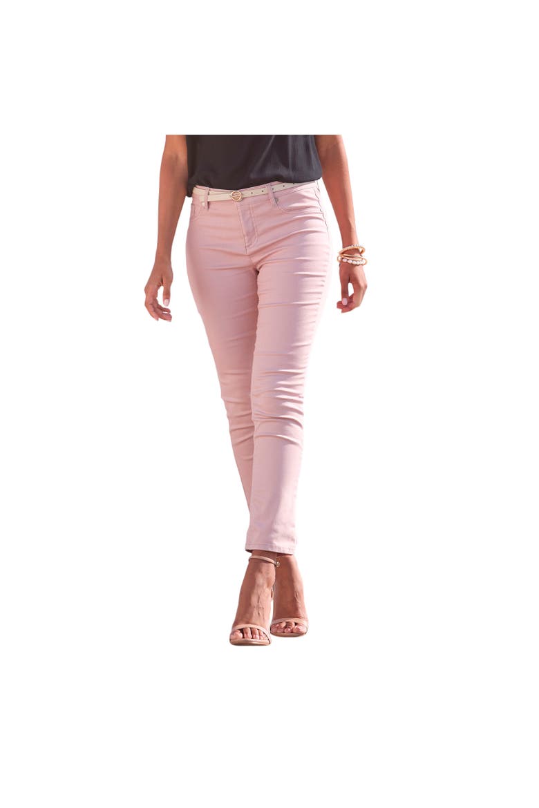 Skinny Leg Cropped Pants, Main, color, Mauve