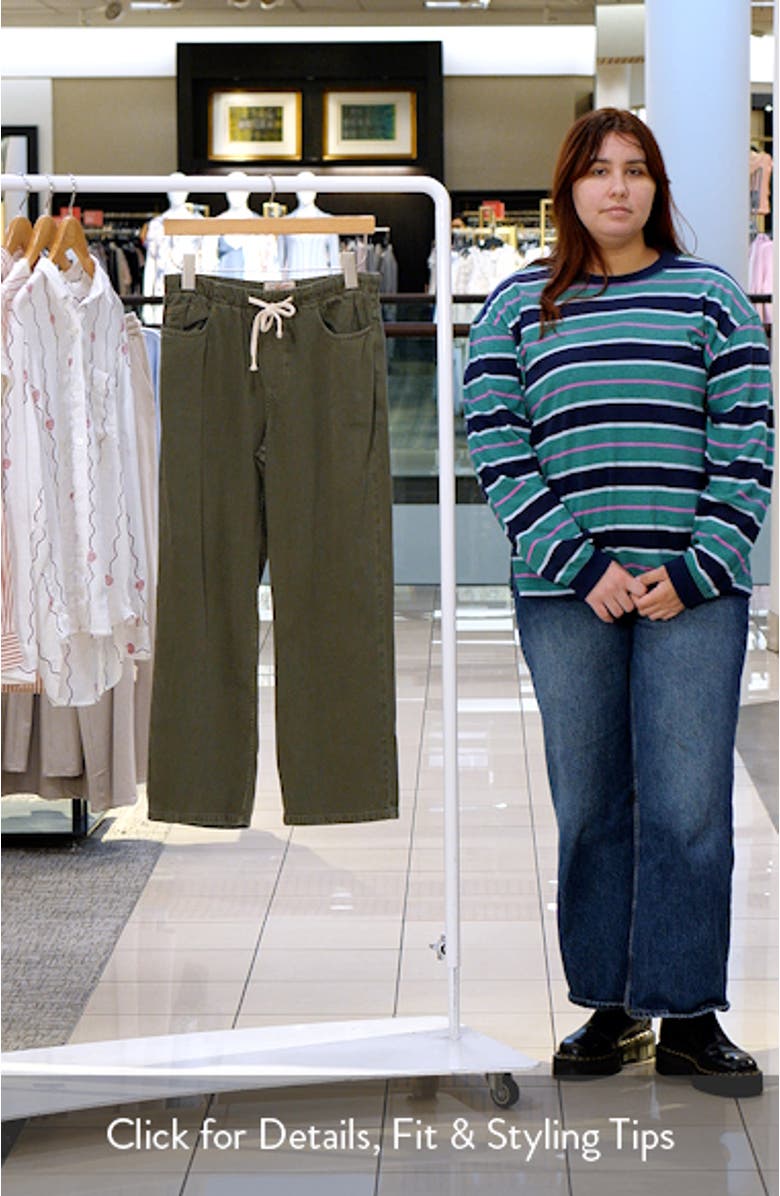 Ella Straight Leg Drawstring Pants, sales video thumbnail