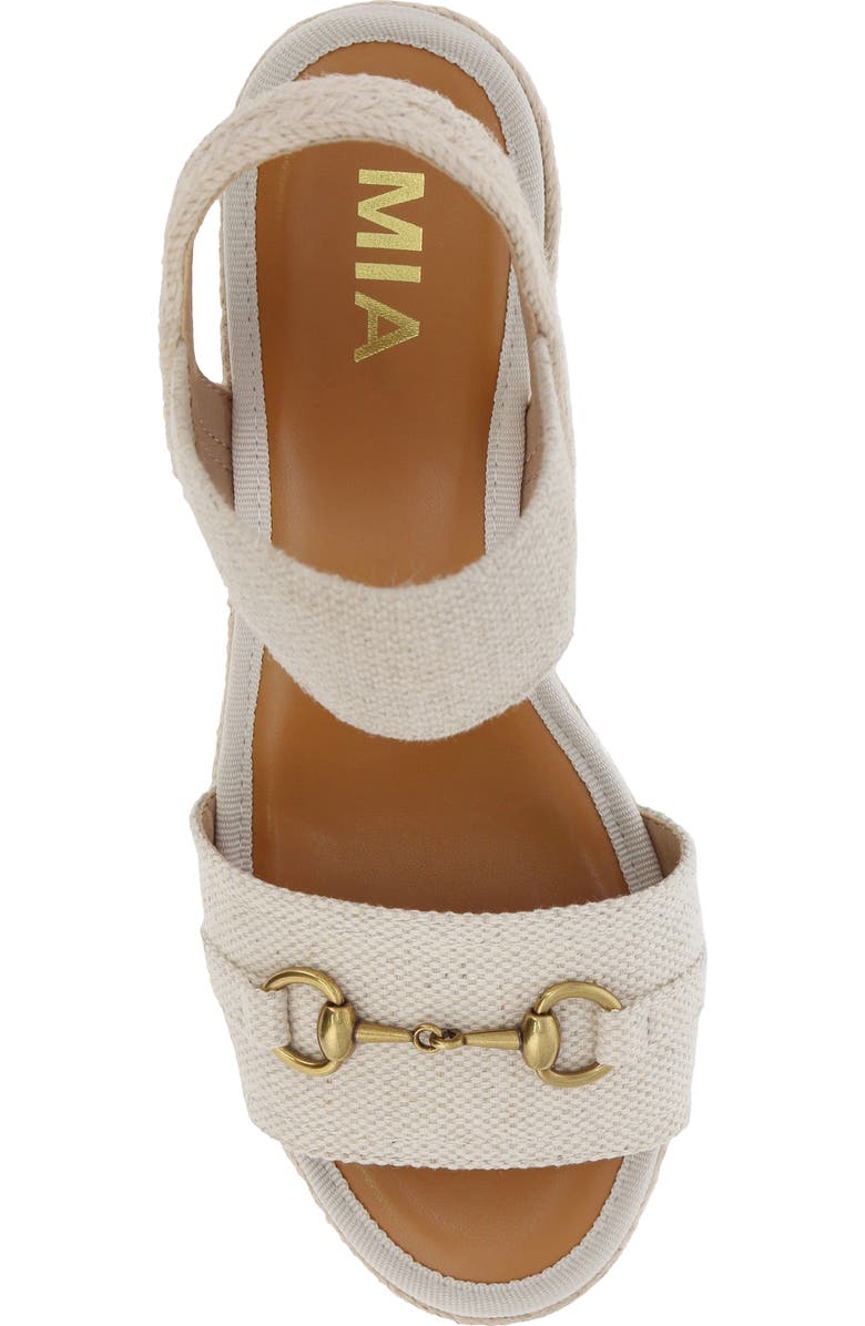 MIA Barossa Wedge Sandal, Alternate, color, Natural
