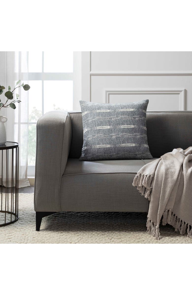 VCNY HOME Tate Cotton Accent Pillow, Alternate, color, Black