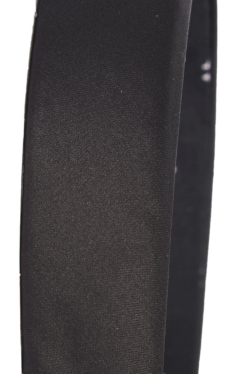 Lele Sadoughi Logo Headband, Alternate, color, Jet