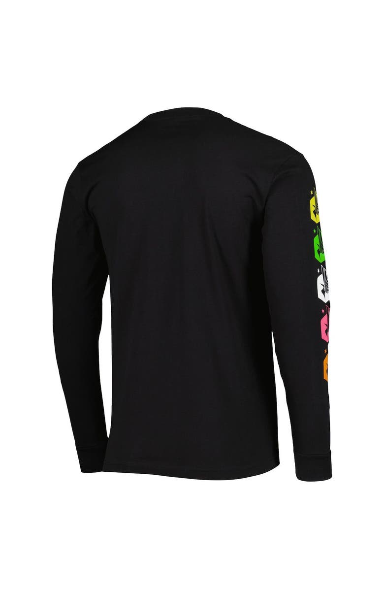 Mitchell & Ness Men's Mitchell & Ness Black Minnesota United FC Papel Picado Long Sleeve T-Shirt, Alternate, color, 