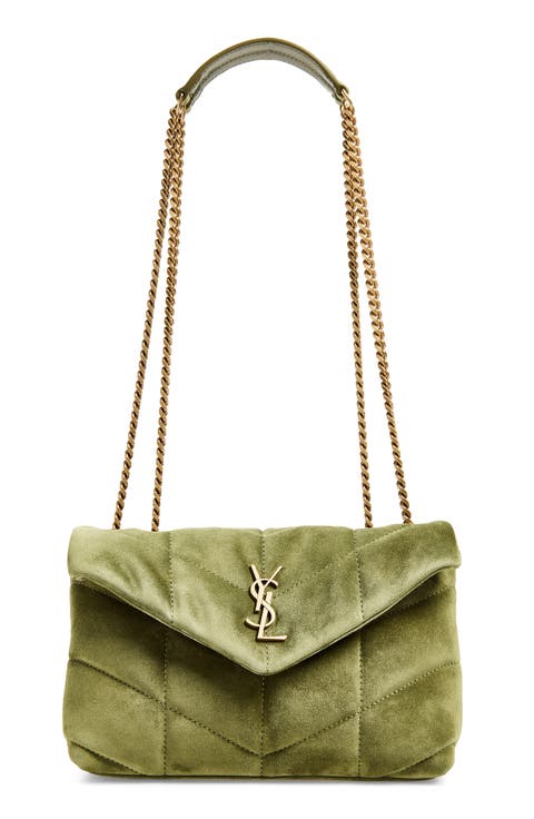 Puffer Toy Suede Crossbody Bag