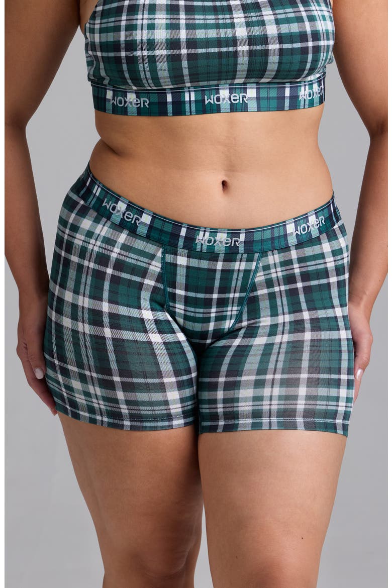 Baller Ultra-Soft 5-Inch Boxer Briefs, Alternate, color, BALSAM PLAID