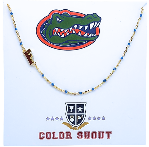Uiversity of Florida Side Necklace