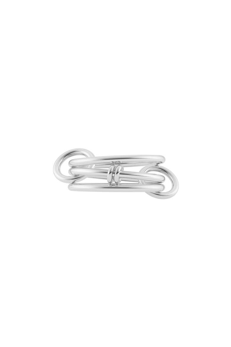 Acacia Link Ring, Main, color, SILVER