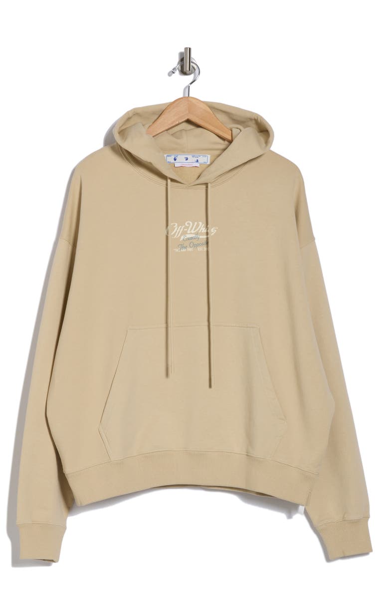 Off-White Script Logo OPP Over Skate Hoodie, Alternate, color, 