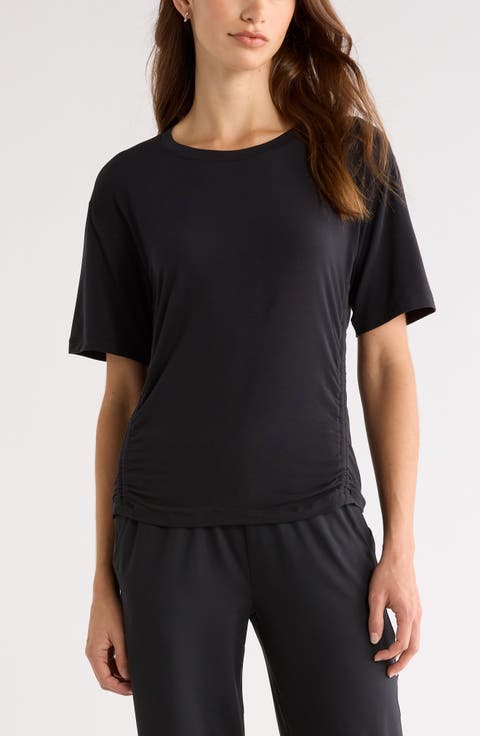 Breathe Ruched Performance T-Shirt