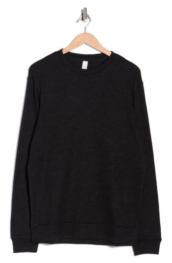 90 Degree By Reflex Alden Crewneck Sweater In Black