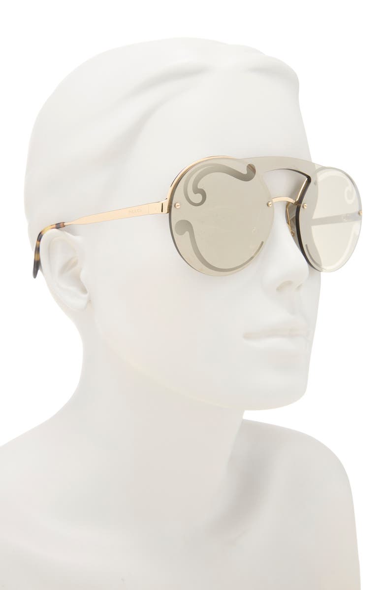 Prada 36mm Round Sunglasses, Alternate, color, 