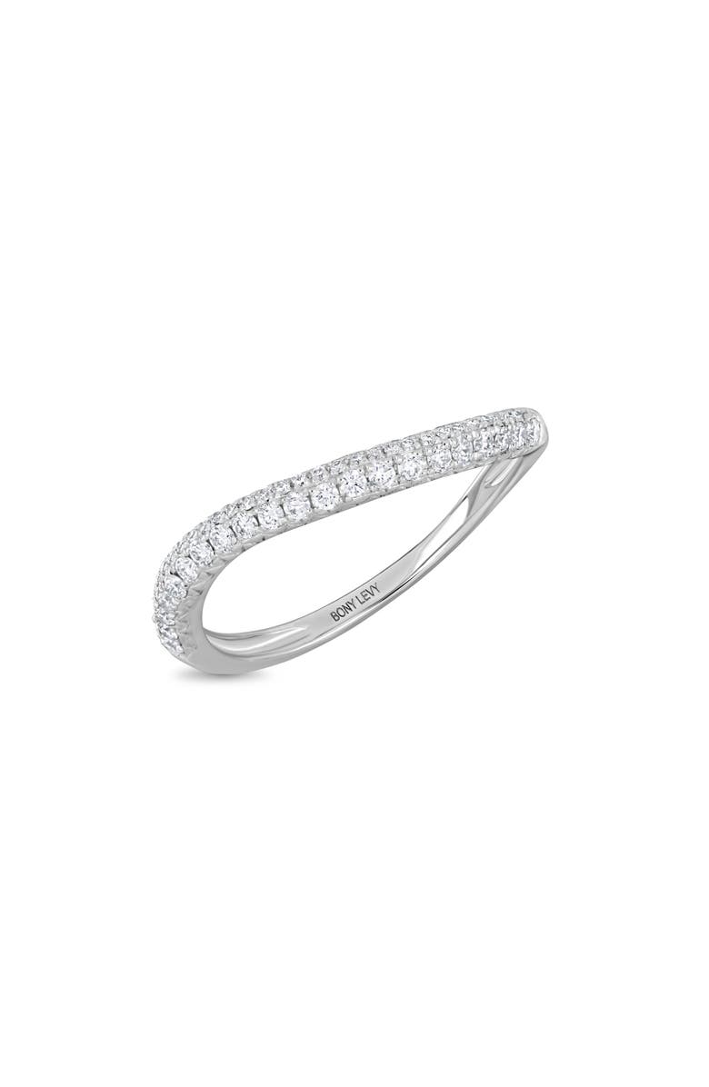Bony Levy Diamond Stacking Ring, Main, color, 18Kw Gold