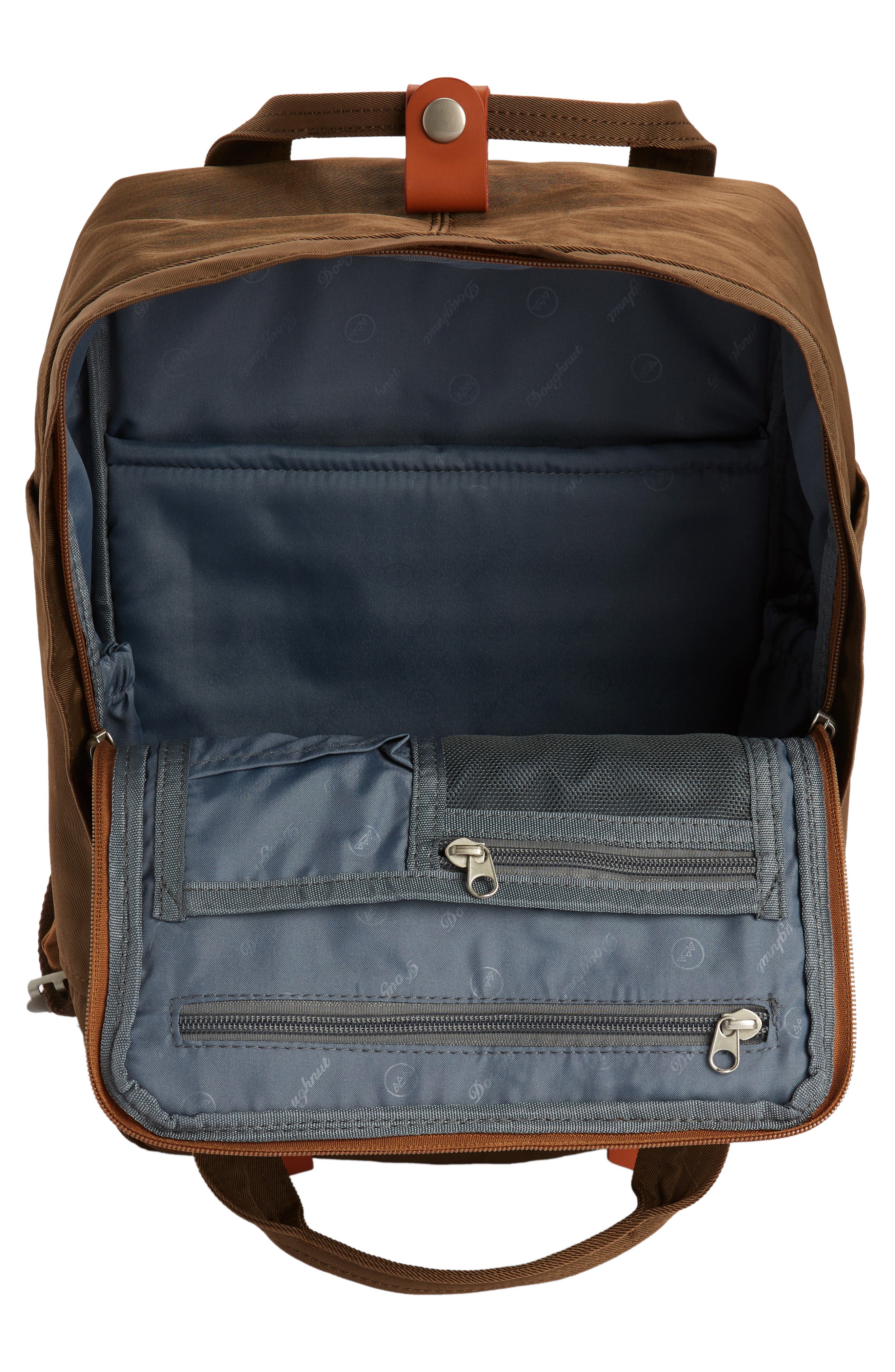 Macaroon Colorblock Backpack, Alternate, color, KHAKI/ ARMY
