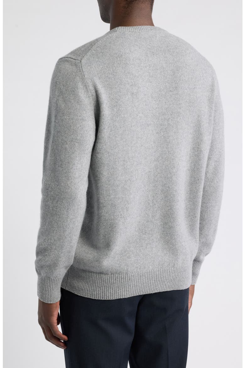 Cashmere Crewneck Sweater, Alternate, color, LIGHT GREY