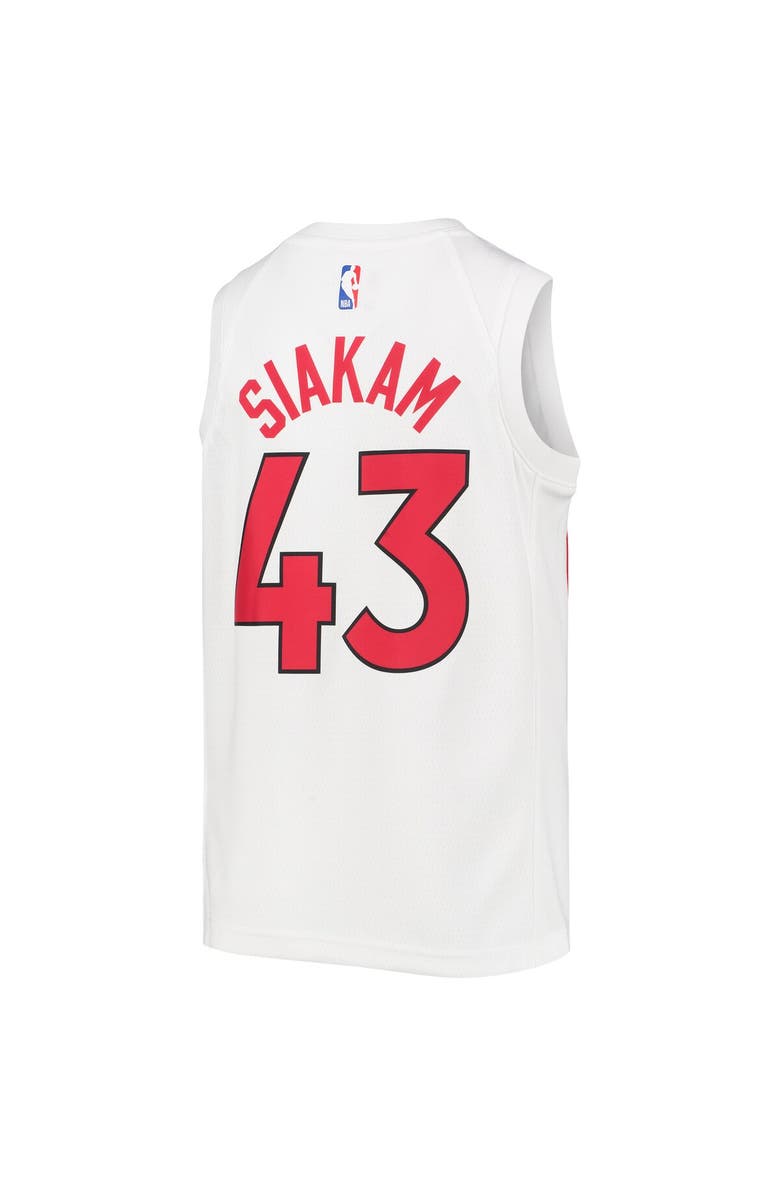 Nike Youth Nike Pascal Siakam White Toronto Raptors Swingman Jersey - Association Edition, Alternate, color, 