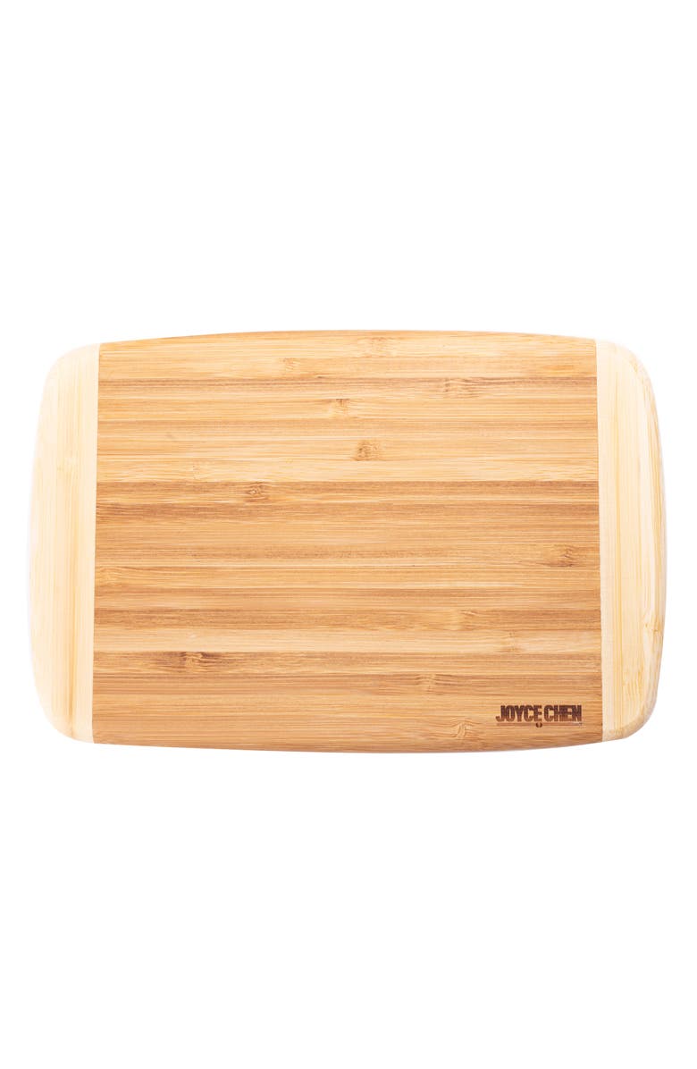 JOYCE CHEN Small Burnished Cutting Board, 6x9 Inches, Main, color, Bamboo