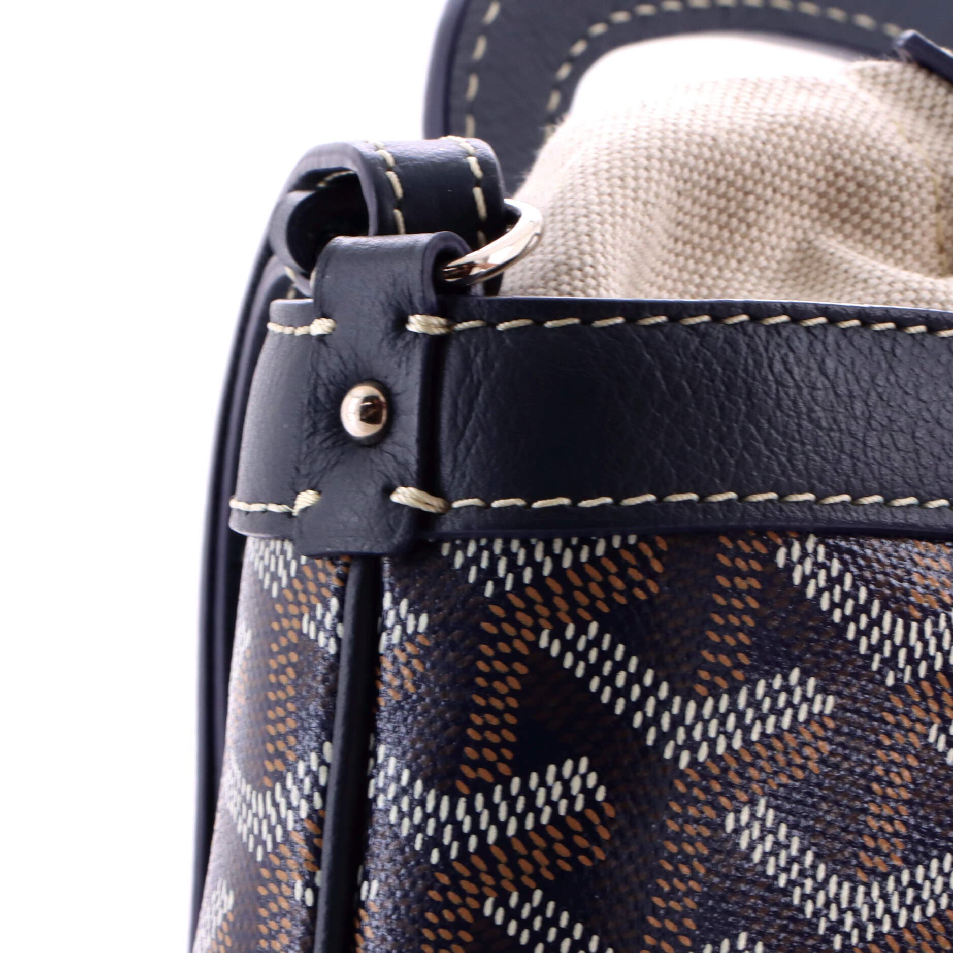 Pre-Owned Goyard Beluga Bag Coated Canvas Mini, Alternate, color, Blue