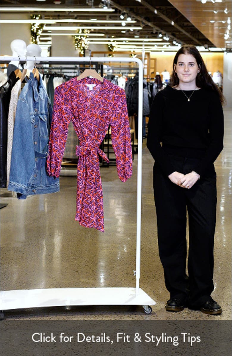 Olivine Long Sleeve Belted Shift Dress, sales video thumbnail