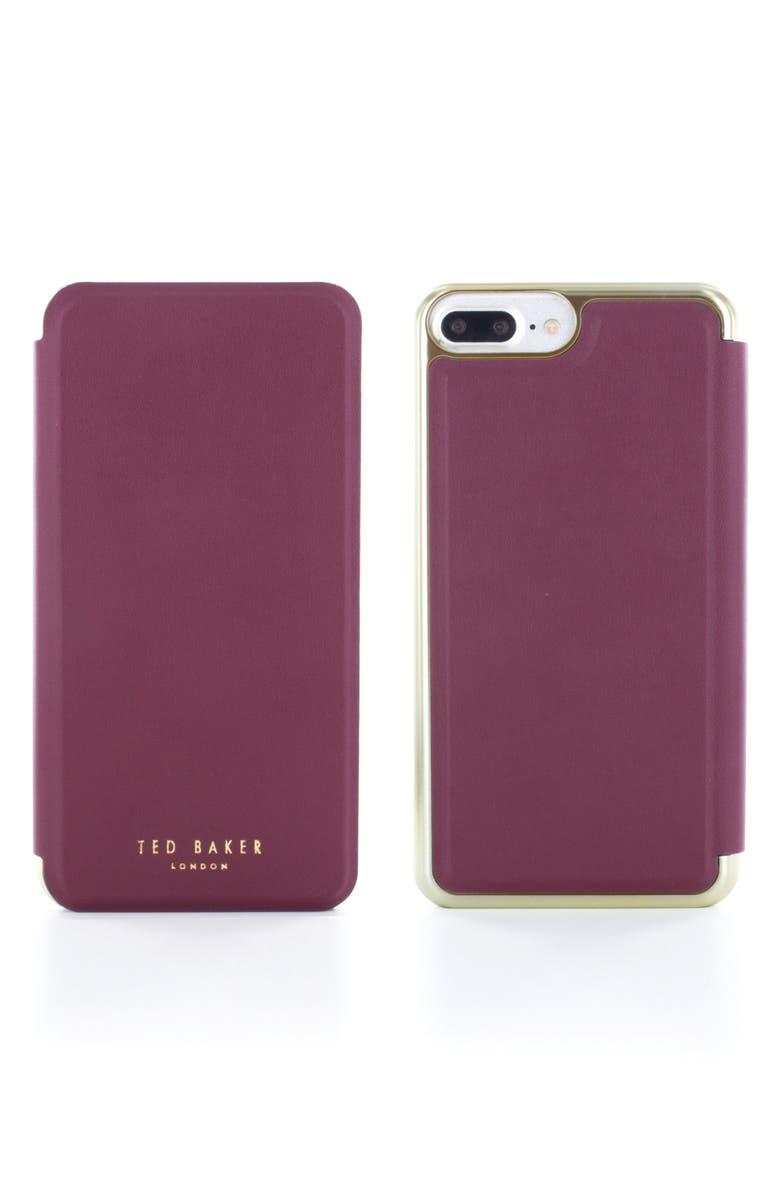 Ted Baker London Shannon iPhone 6/6s/7/8 Plus Mirror Folio Case, Main, color,