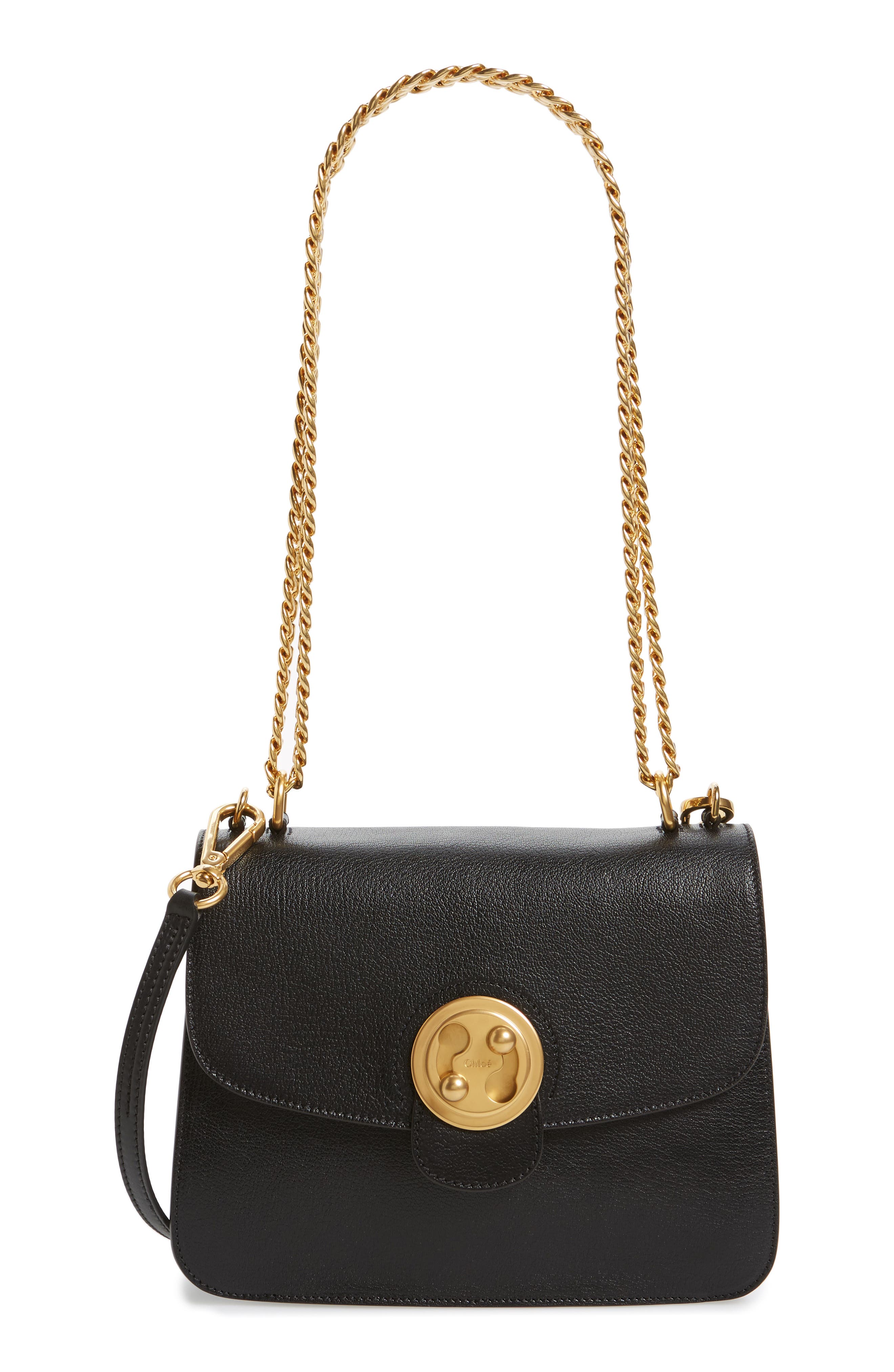 Chloé Medium Mily Leather Shoulder Bag, Main, color, 