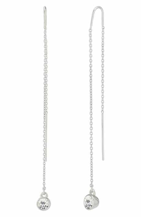 AllSaints Stone Threader Earrings